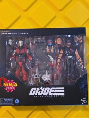 GI Joe Classified Series Cobra Ninjas Slice & Dice 2-Pack